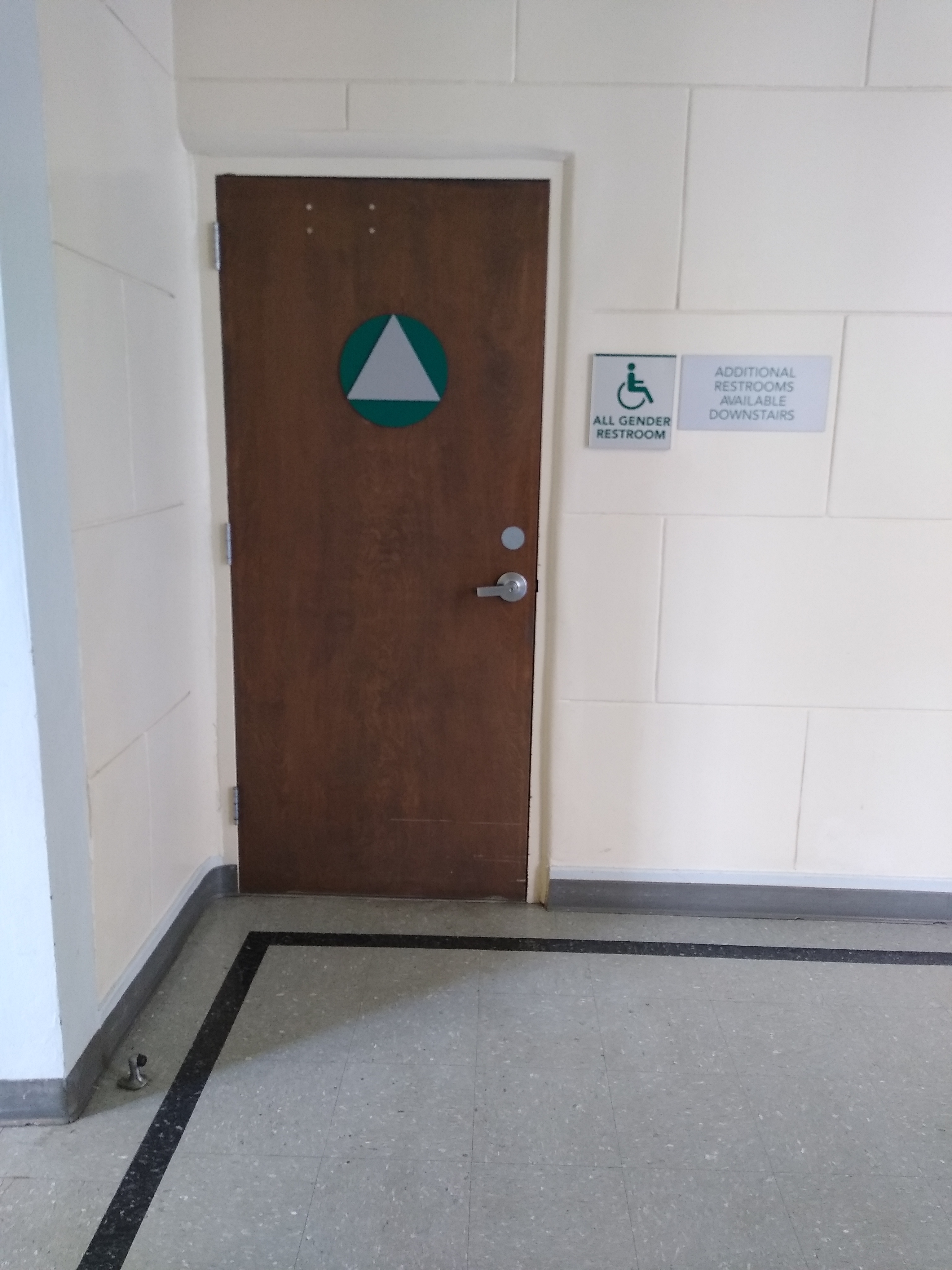 A picture of Founders Hall's Second Floor Restroom