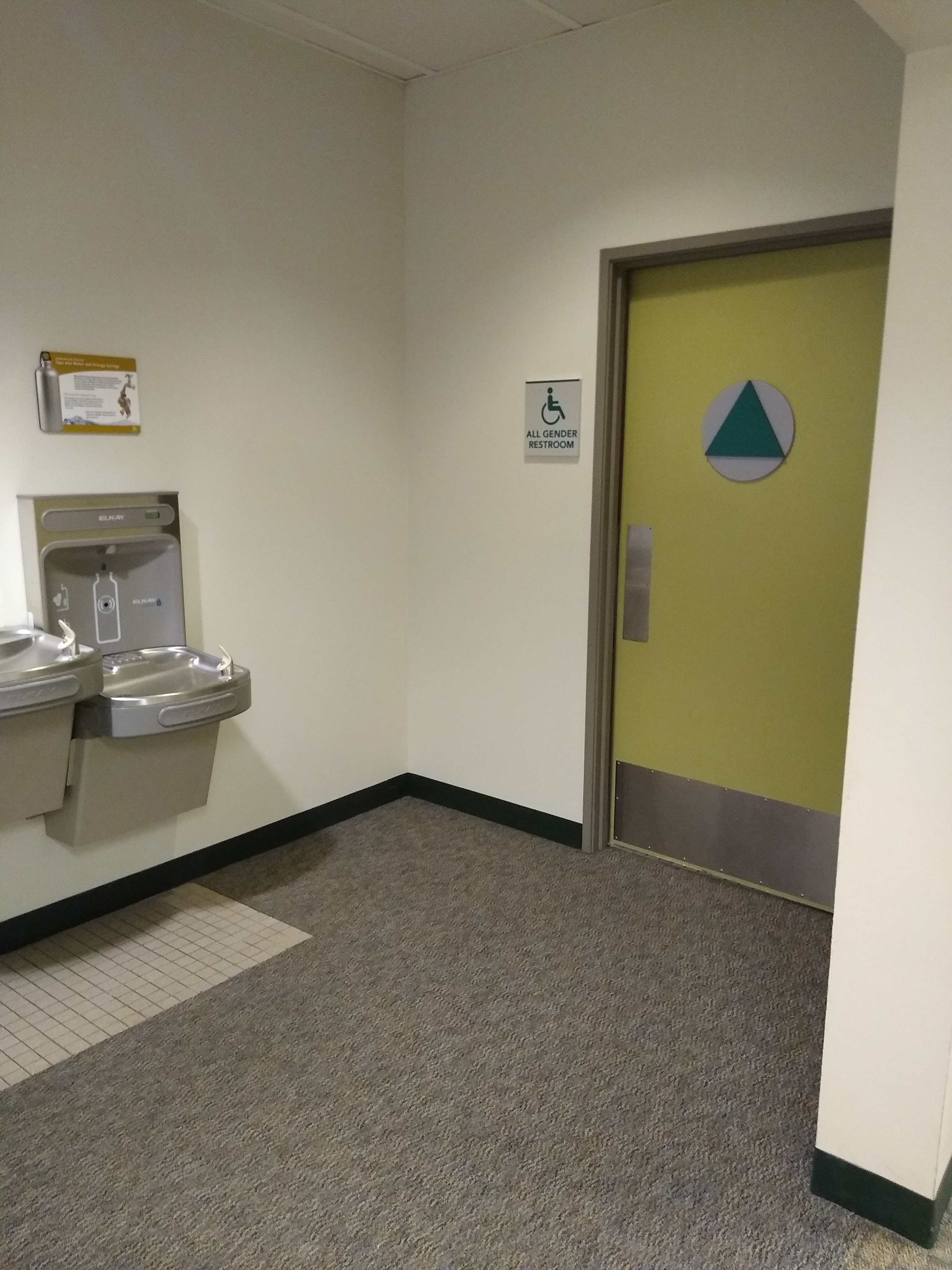 A picture of Harry Griffith Hall's Second Floor Restroom